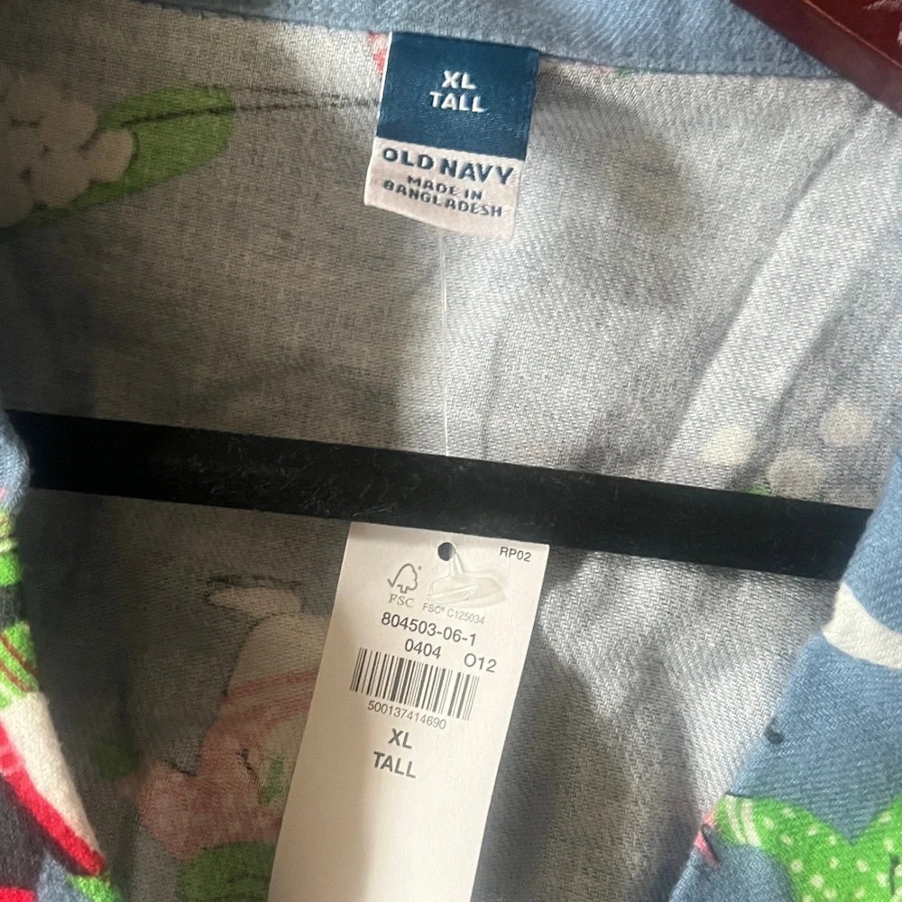 Old Navy Flannel Pajama Set Size L/XL